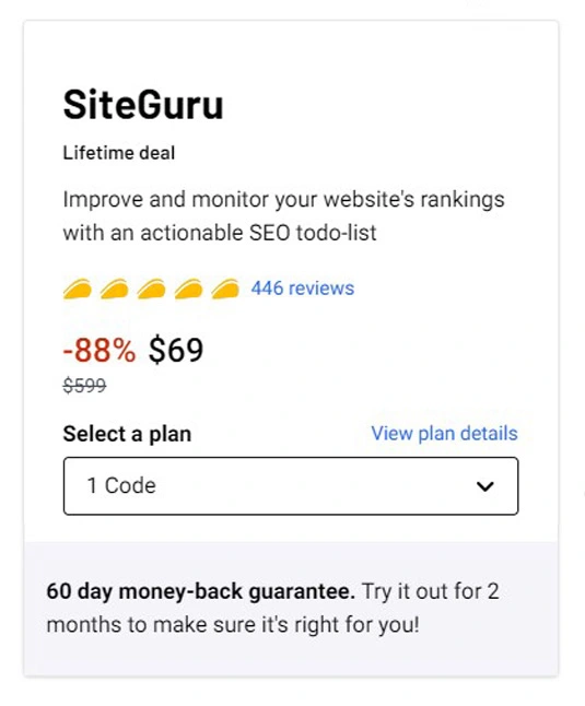 Siteguru-Lifetime-Deal